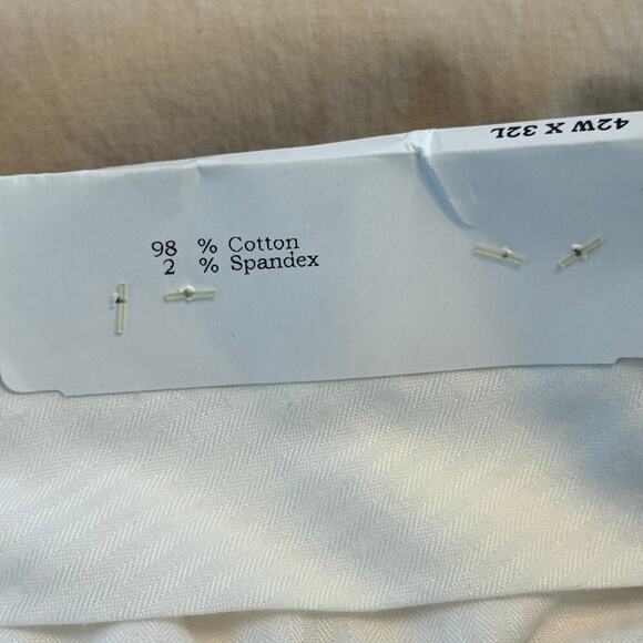 New LAUREN RALPH LAUREN Men’s Flat Front Chino Pant Sz 42 x 32 - Picture 8 of 13